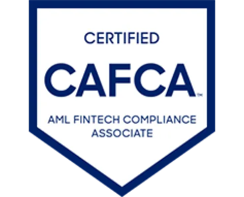 Certified CAFCA AML Fintech Compliance Associate Crest